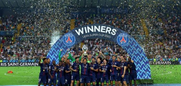 باريس سان جيرمان يظفر بكأس السوبر الأوروبي بعد مواجهة درامية أمام توتنهام